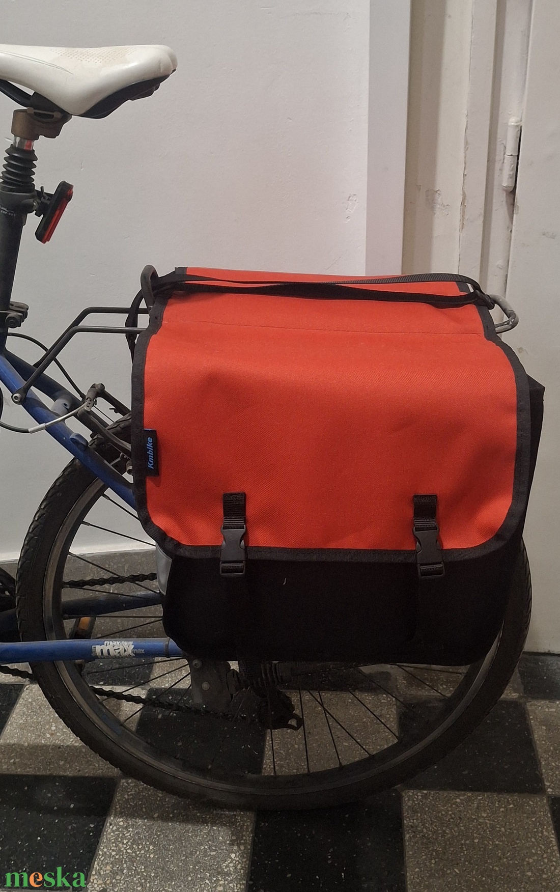 Biciklis csomagtartó táska - játék & sport - sport és kikapcsolódás - kerékpározás - biciklis táska - Meska.hu