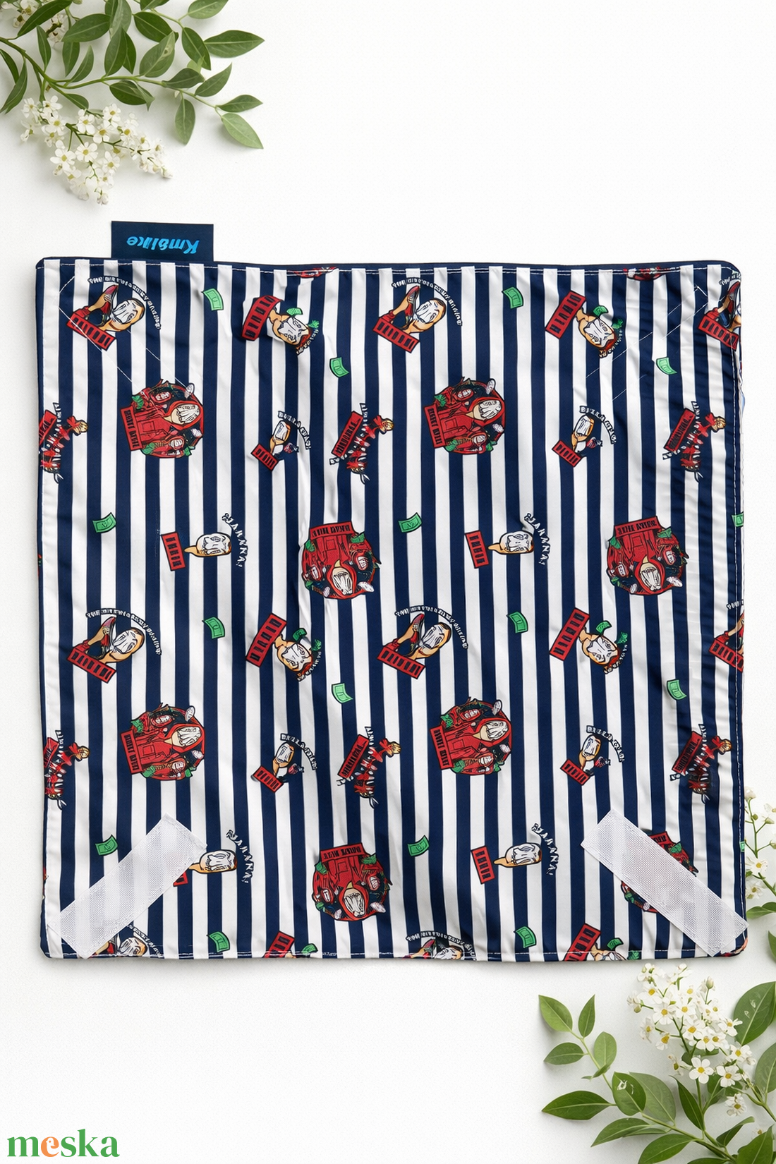 Újraszalv�ta A nagy pénzrablás  mintás - táska & tok - uzsonna- & ebéd tartó - szendvics csomagoló - Meska.hu