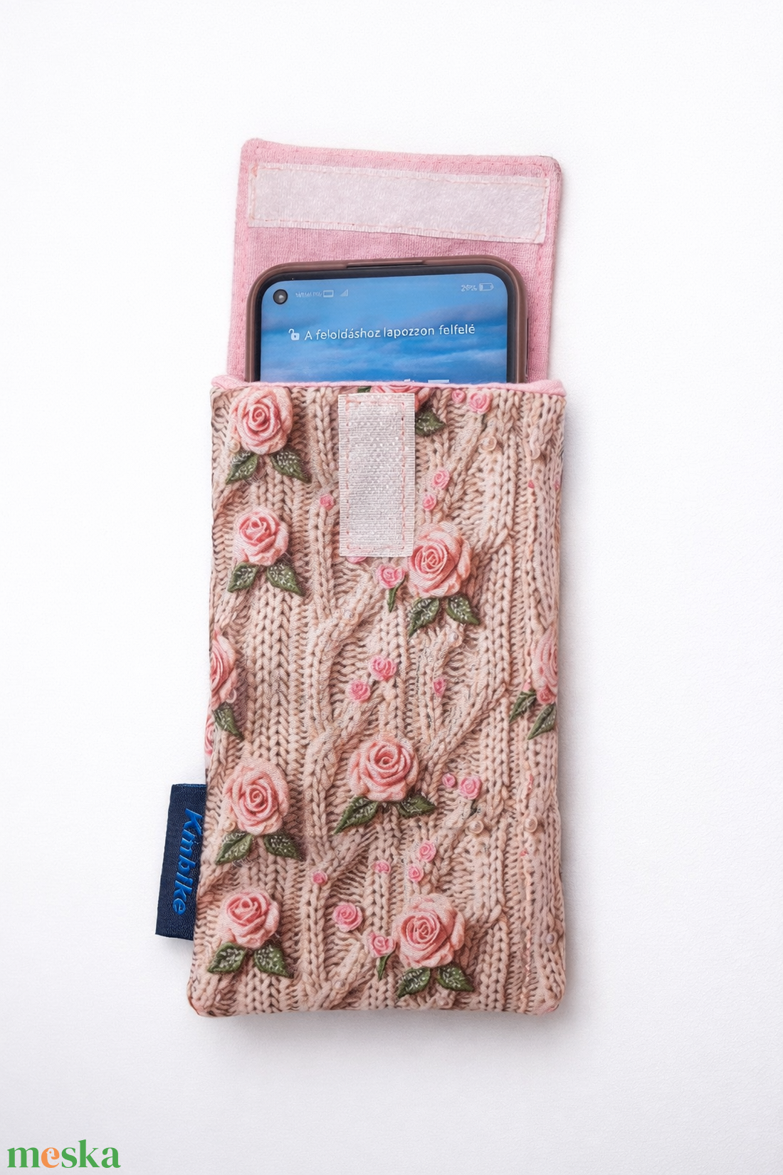 Rózsás mobiltok/szemüvegtok - táska & tok - pénztárca & más tok - telefontok - Meska.hu