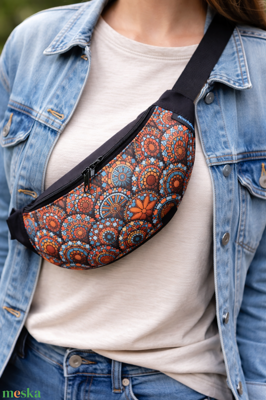 Övtáska marokkói mintás - táska & tok - övtáska - Meska.hu