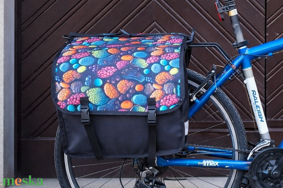 Kavics mintás Biciklis csomagtartó táska - játék & sport - sport és kikapcsolódás - kerékpározás - biciklis táska - Meska.hu
