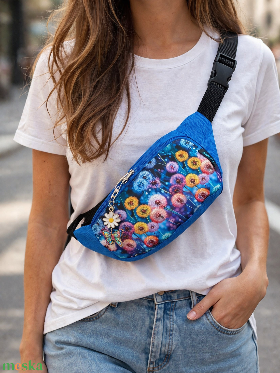 Övtáska Pitypang mintás - táska & tok - övtáska - Meska.hu