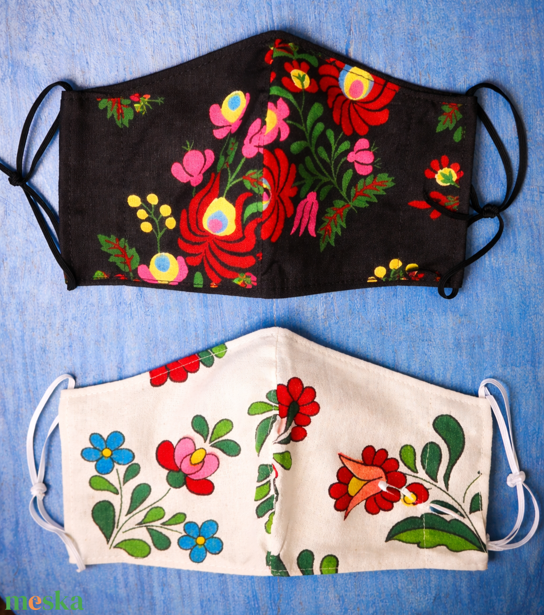  Maszk Párban Matyó és Kalocsai mintás - ruha & divat - maszk, arcmaszk - női - Meska.hu