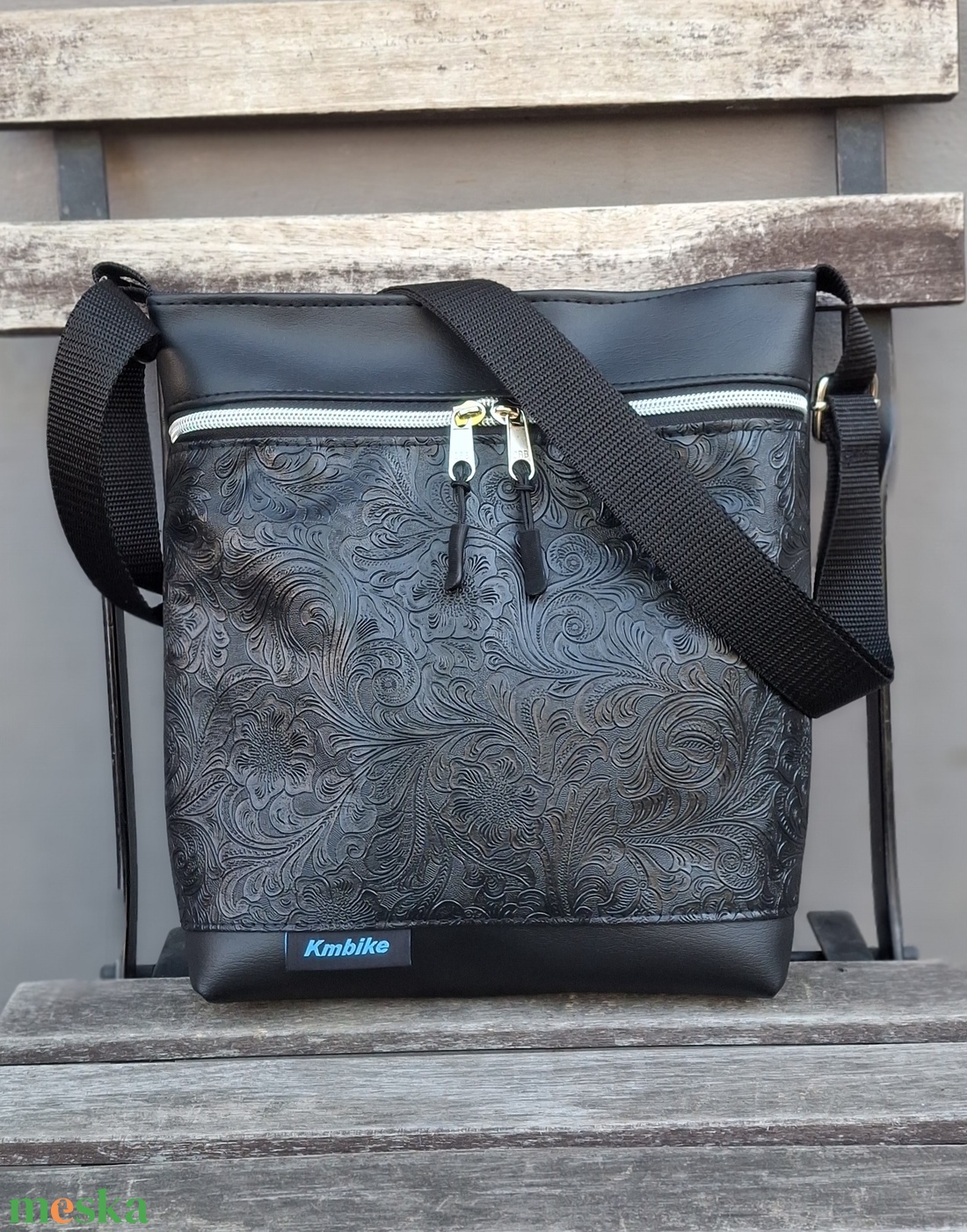 Virág mintás kistáska - táska & tok - kézitáska & válltáska - válltáska - Meska.hu