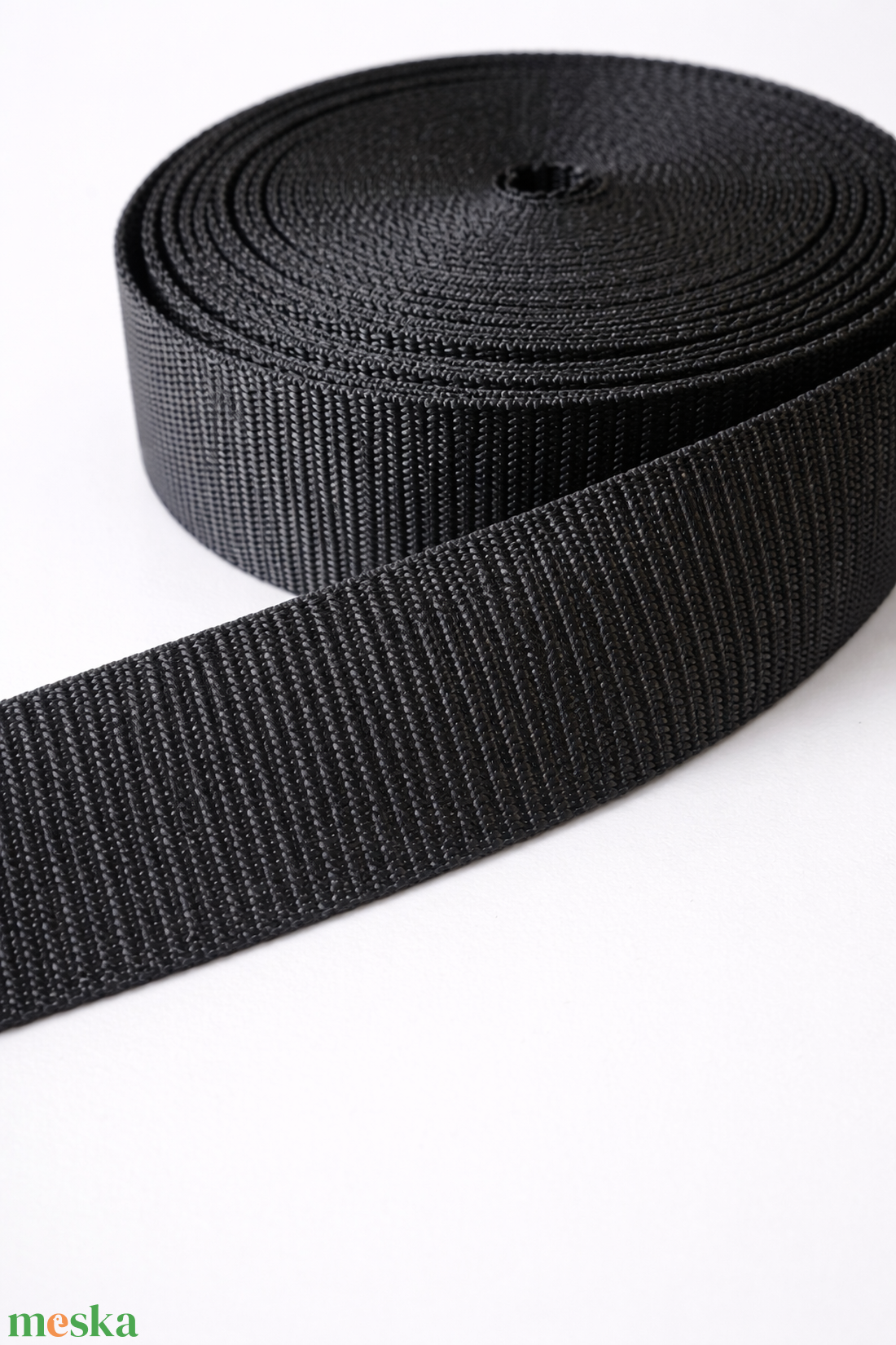 Heveder 5cm Fekete - kellékek & szerszámok - csomagolóanyag - zsinór - Meska.hu