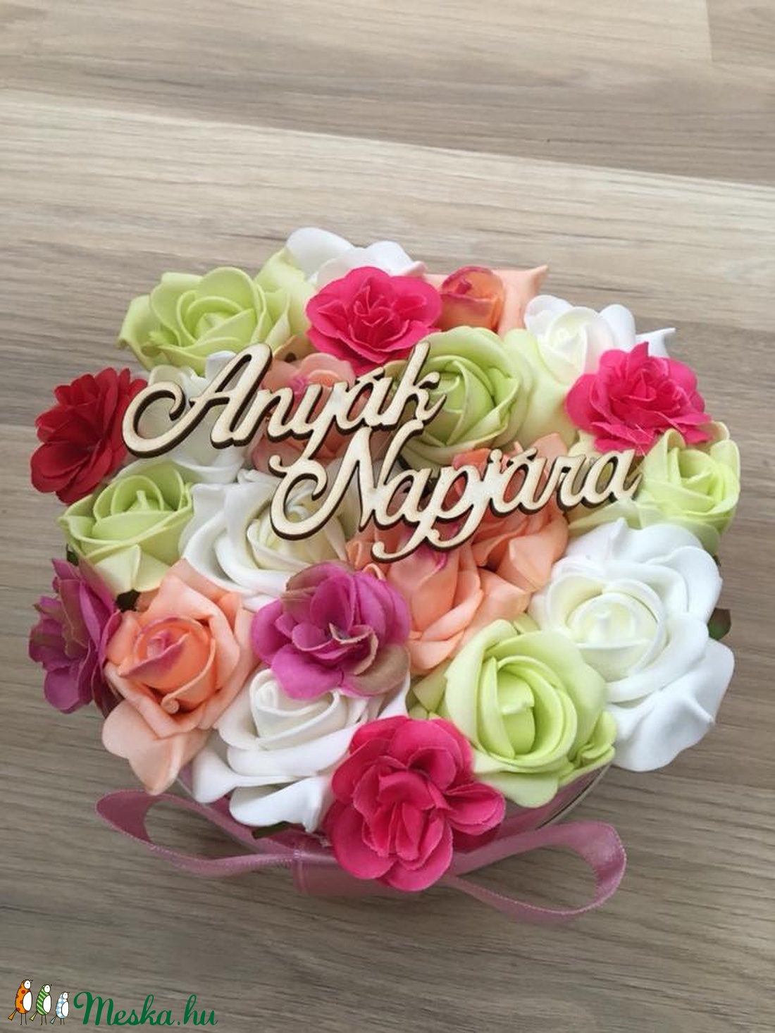 Anyák napi virágboksz -  - Meska.hu