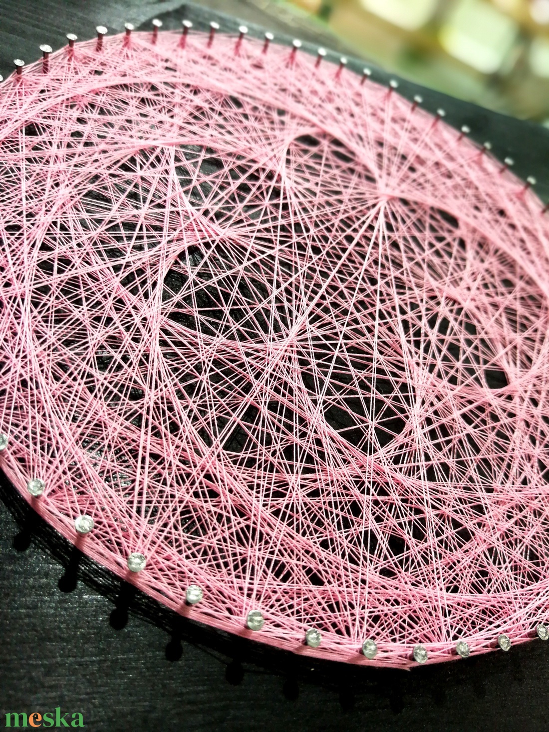 String Art Rózsaszín Lótusz 25x25cm - otthon & életmód - dekoráció - spiritualitás - mandala - Meska.hu String Art Rózsaszín Lótusz 25x25cm - otthon & életmód - dekoráció - spiritualitás - mandala - Meska.hu