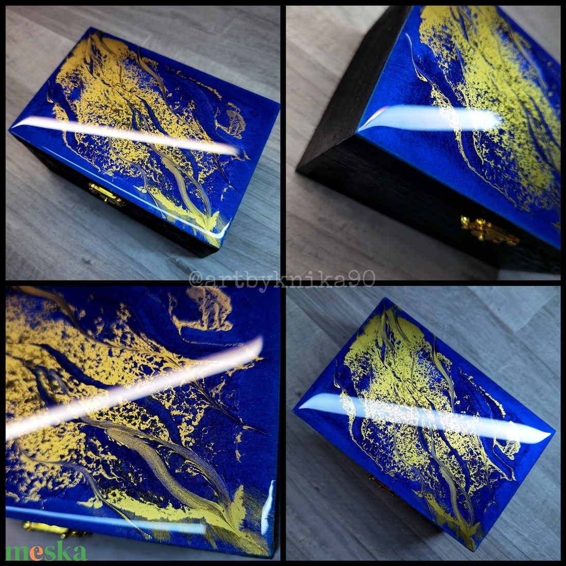 Epoxy gyantás ékszer doboz - ékszer - ékszertartó - ékszerdoboz - Meska.hu Epoxy gyantás ékszer doboz - ékszer - ékszertartó - ékszerdoboz - Meska.hu