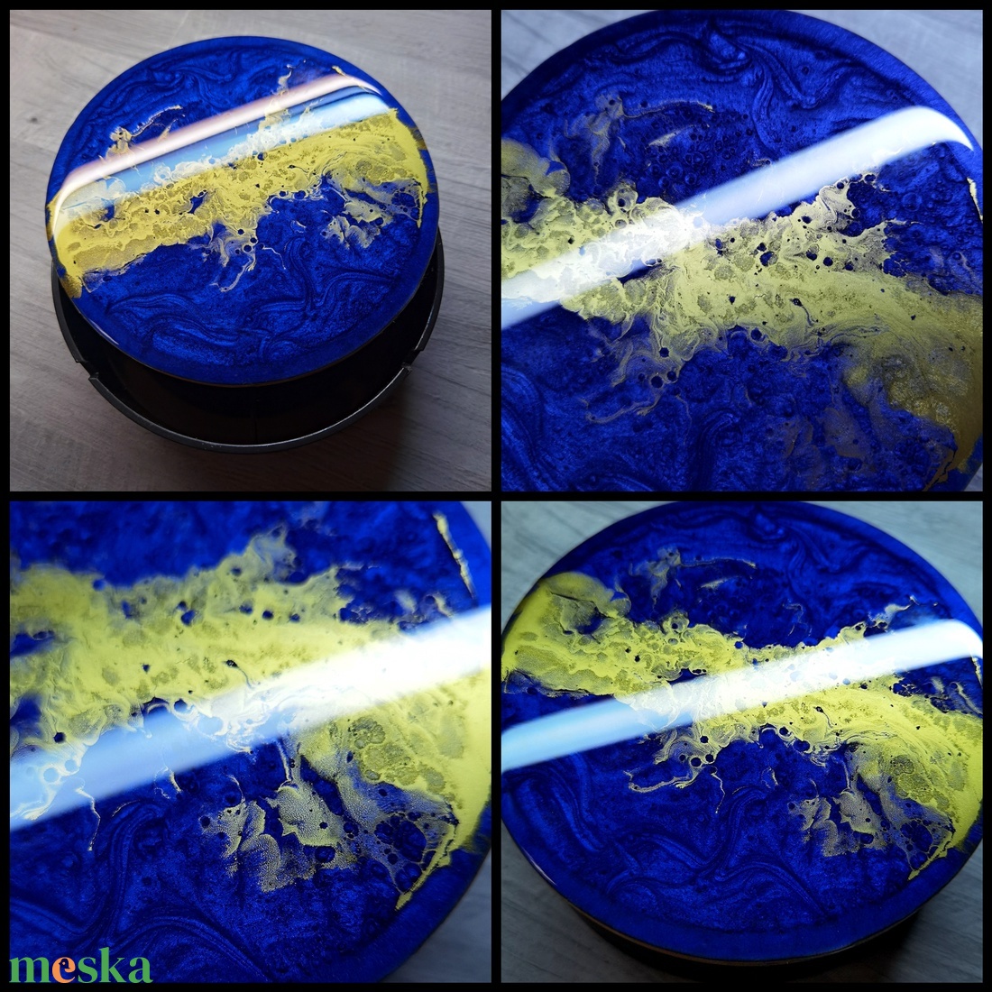 Epoxy gyantás tükrös ékszer doboz - ékszer - ékszertartó - ékszerdoboz - Meska.hu Epoxy gyantás tükrös ékszer doboz - ékszer - ékszertartó - ékszerdoboz - Meska.hu