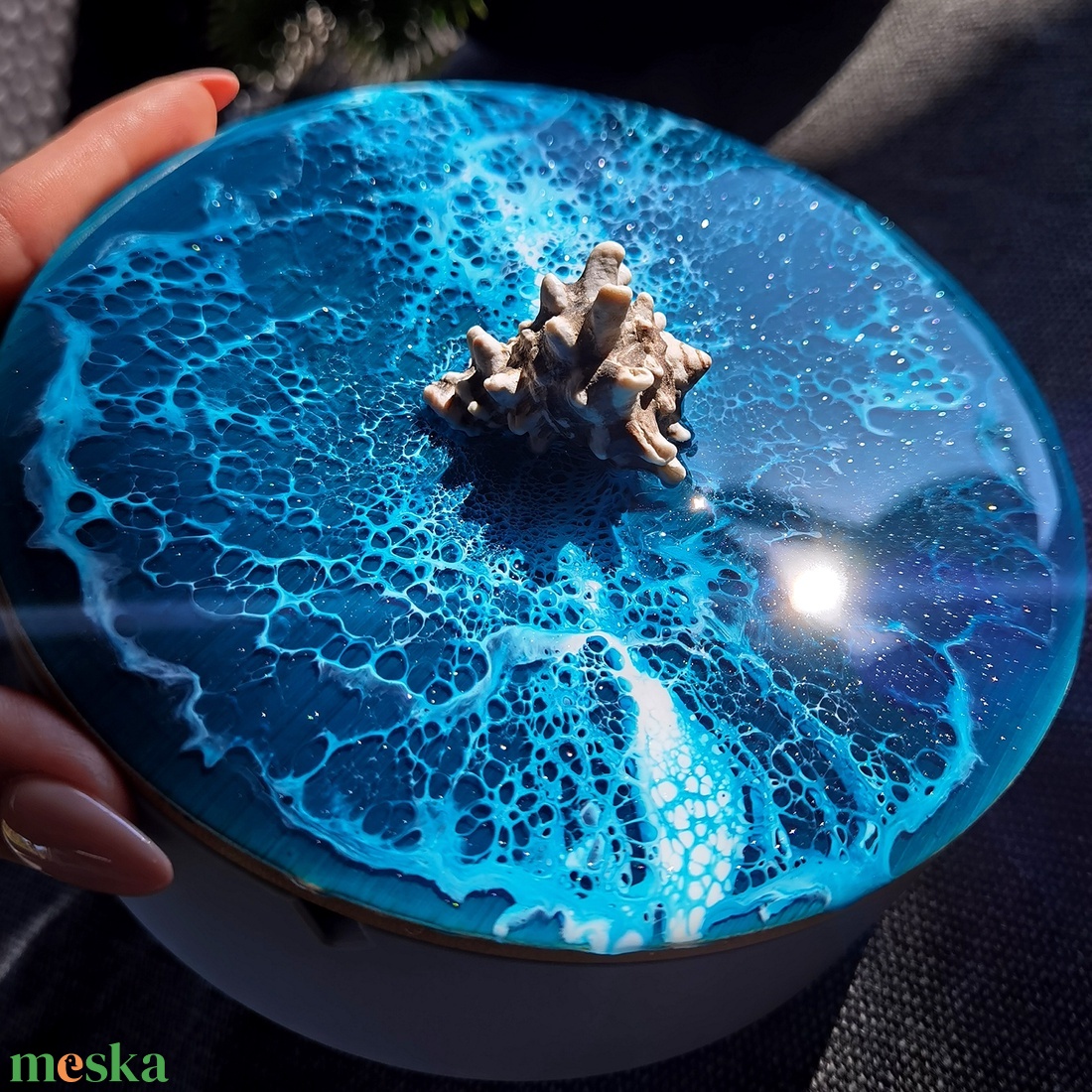 Epoxy gyantás ékszer doboz - ékszer - ékszertartó - ékszerdoboz - Meska.hu Epoxy gyantás ékszer doboz - ékszer - ékszertartó - ékszerdoboz - Meska.hu