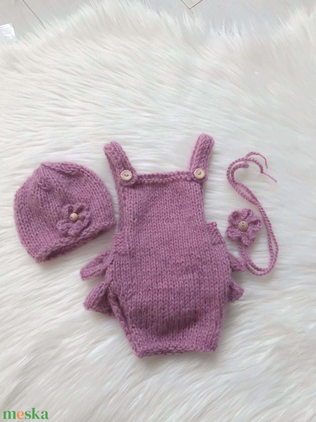 Újszülött body sapkával - ruha & divat - babaruha & gyerekruha - babafotózási ruha és kellék - Meska.hu