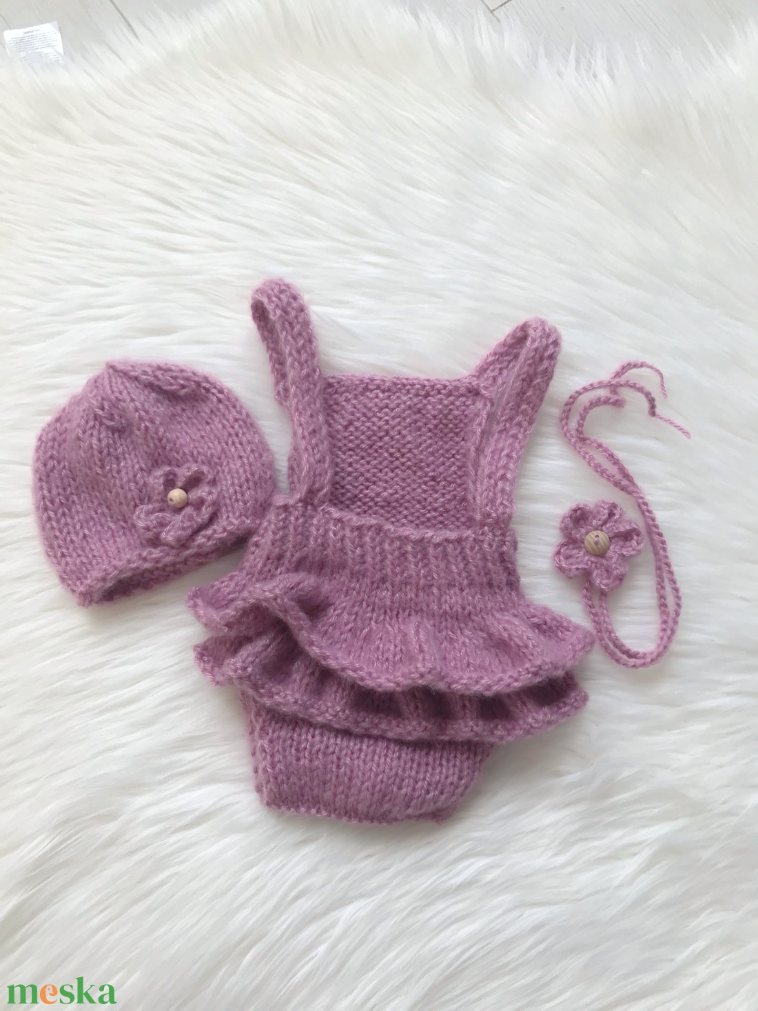 Újszülött body sapkával - ruha & divat - babaruha & gyerekruha - babafotózási ruha és kellék - Meska.hu