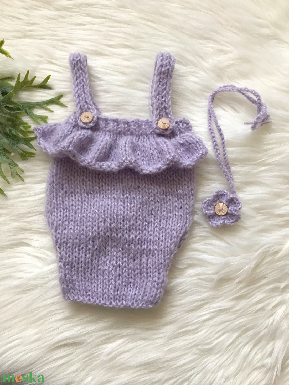 Újszülött nadrág sapkával - ruha & divat - babaruha & gyerekruha - nadrág - Meska.hu