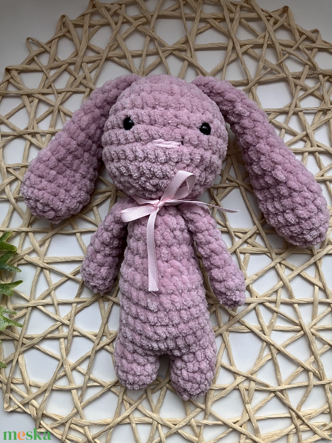 Plüss nyuszi - játék & sport - plüssállat & játékfigura - nyuszi - Meska.hu