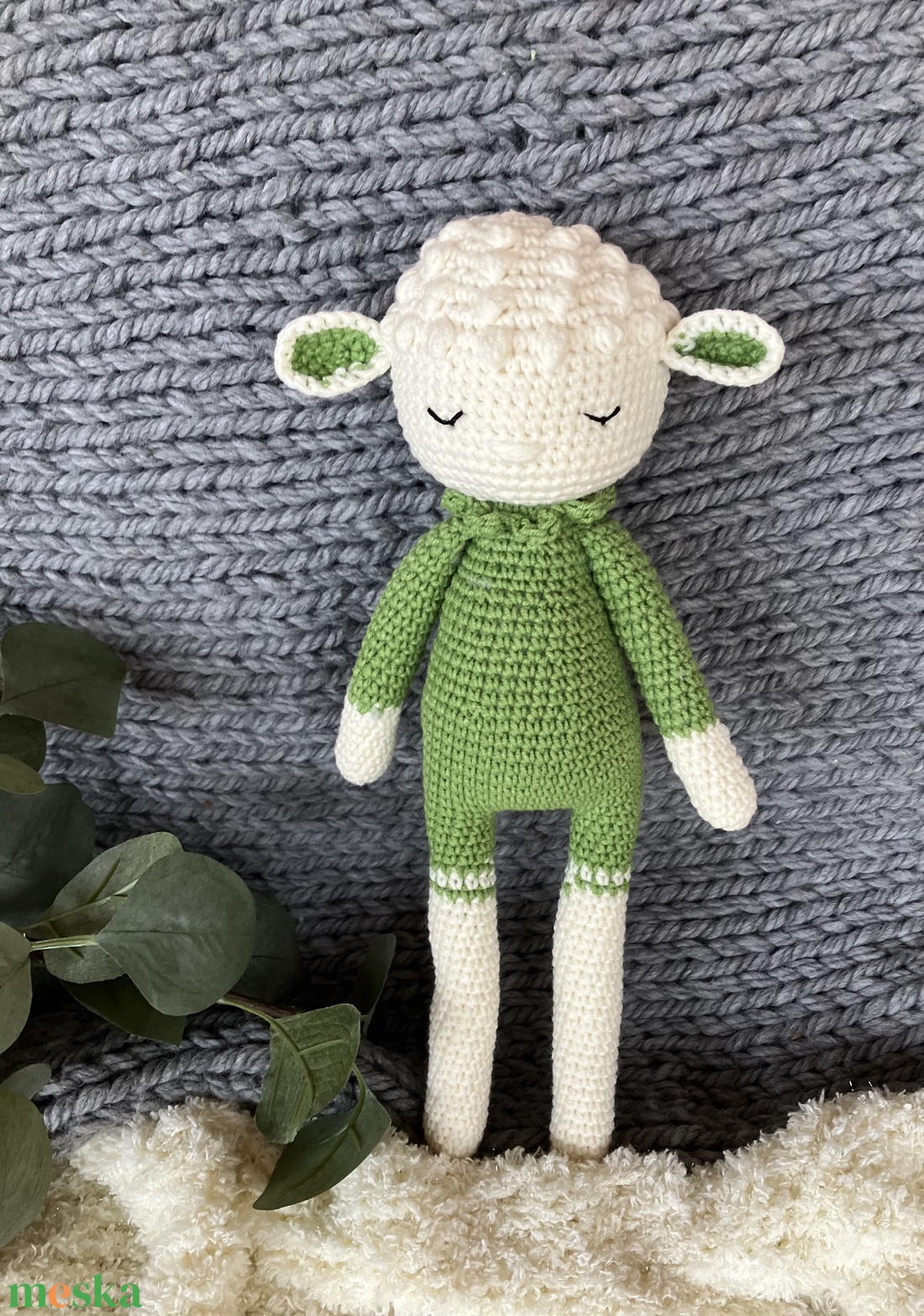 Álló bárány - játék & sport - plüssállat & játékfigura - boci, tehén - Meska.hu