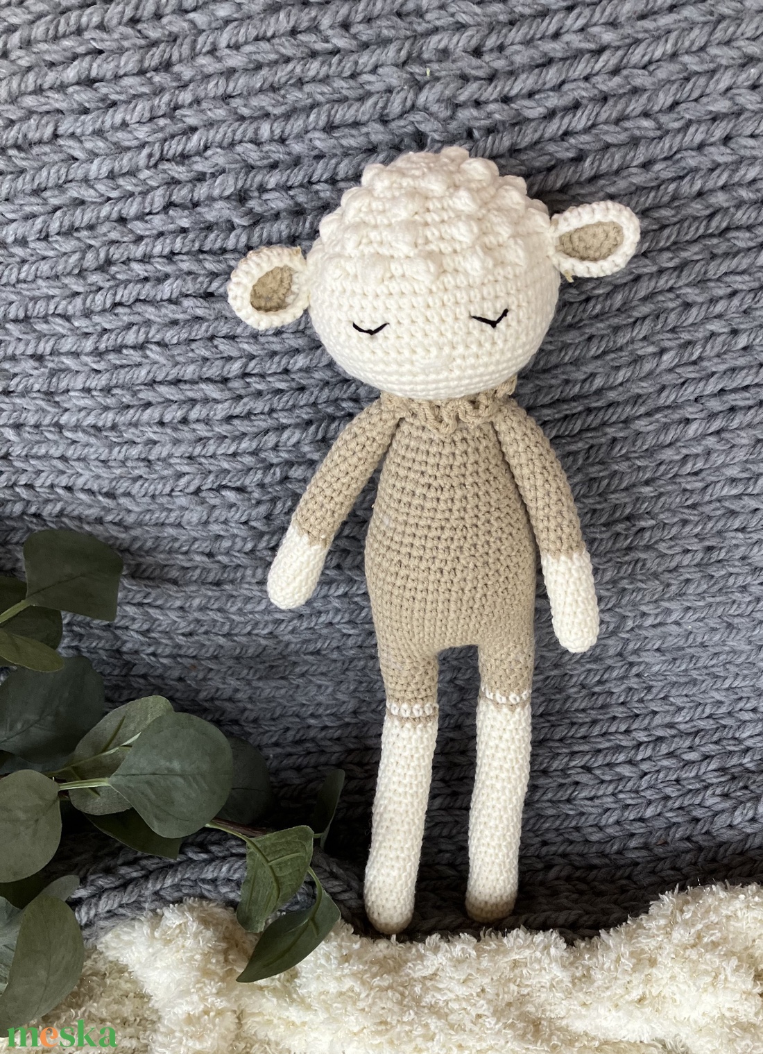 Álló bárány - játék & sport - plüssállat & játékfigura - boci, tehén - Meska.hu