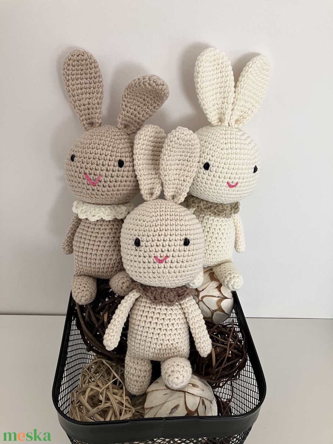 Ülő nyuszi - játék & sport - plüssállat & játékfigura - nyuszi - Meska.hu