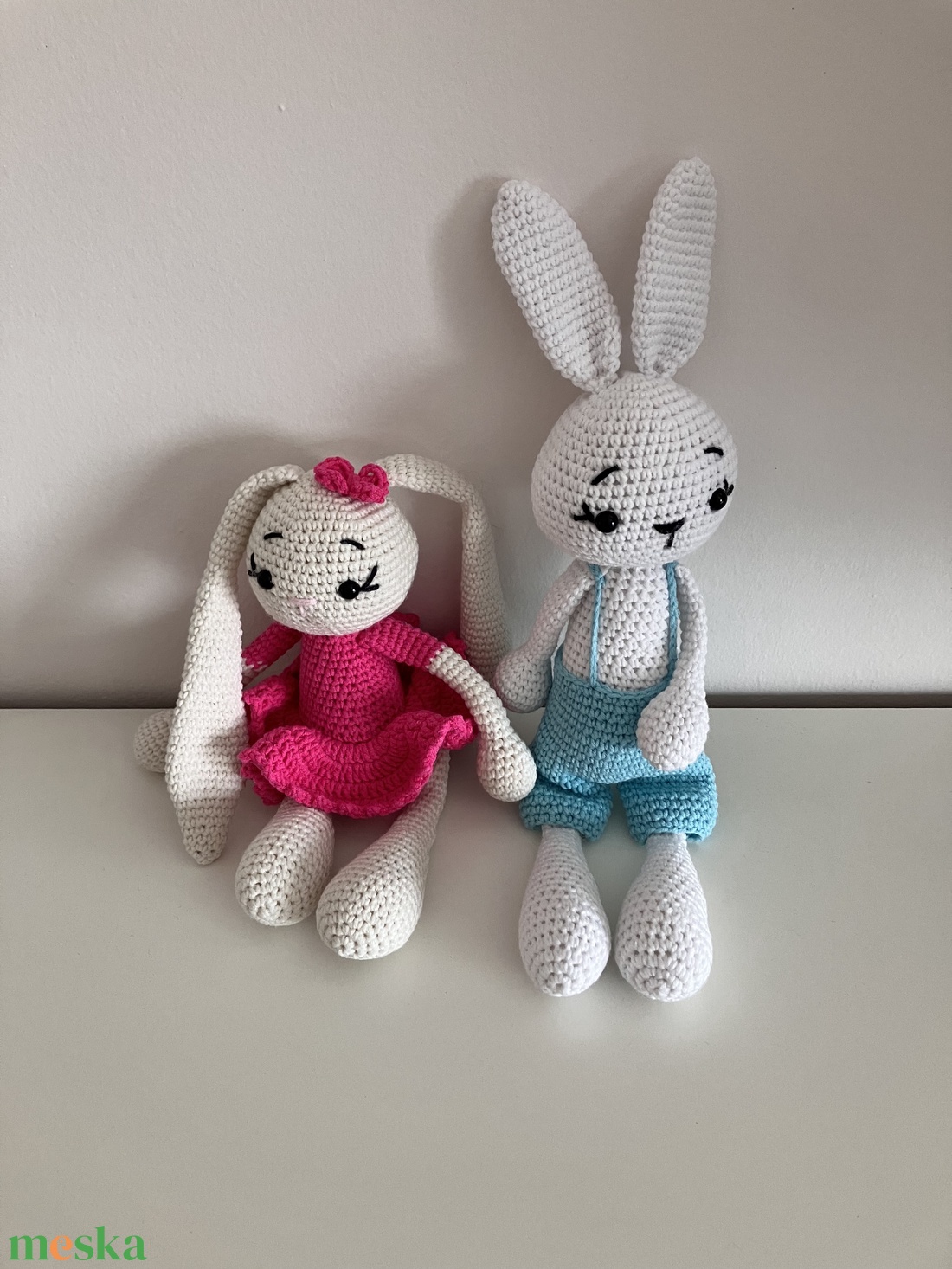 Nyuszipár - játék & sport - plüssállat & játékfigura - nyuszi - Meska.hu