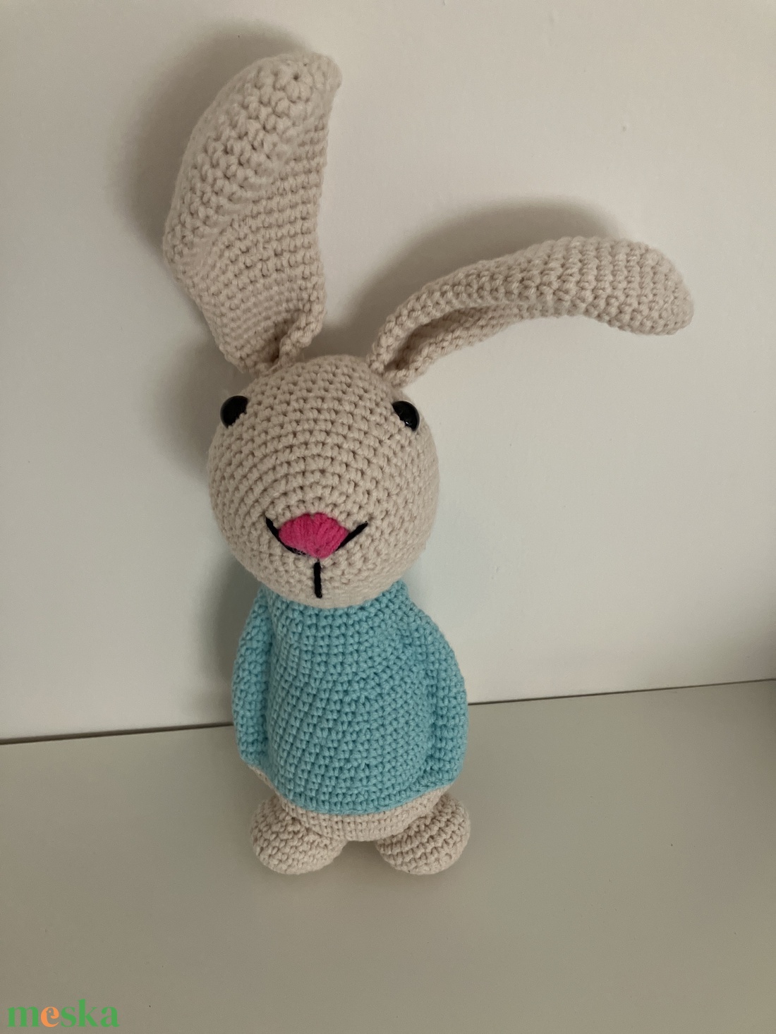 Zokni nyuszi - játék & sport - plüssállat & játékfigura - nyuszi - Meska.hu