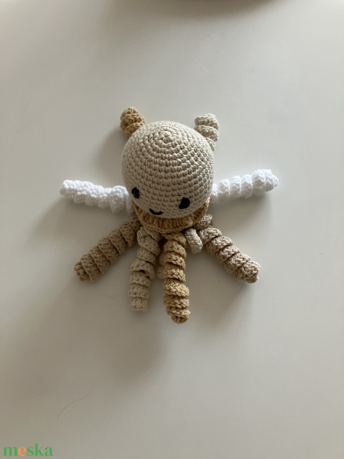 Horgolt polip - játék & sport - plüssállat & játékfigura - polip, medúza - Meska.hu