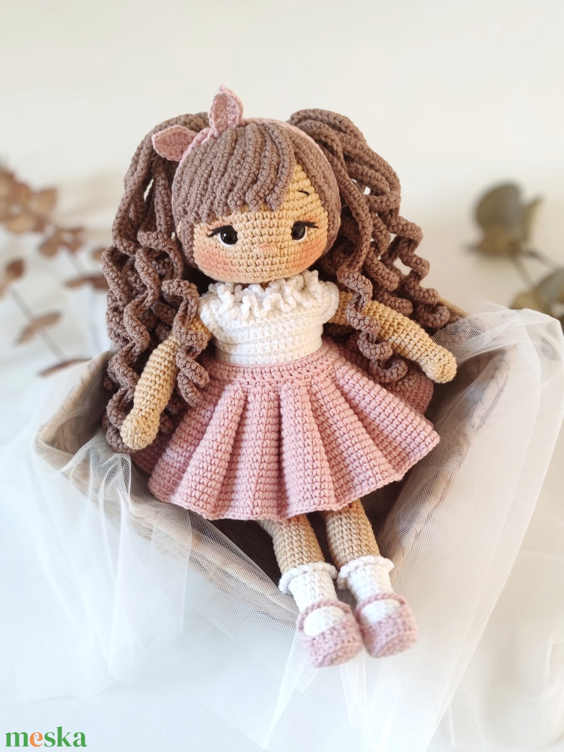 Horgolt Mila baba - játék & sport - baba & babaház - baba - Meska.hu