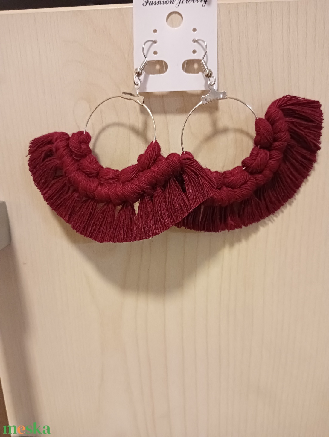Makramé fülbevaló - ékszer - fülbevaló - karika fülbevaló - Meska.hu Makramé fülbevaló - ékszer - fülbevaló - karika fülbevaló - Meska.hu