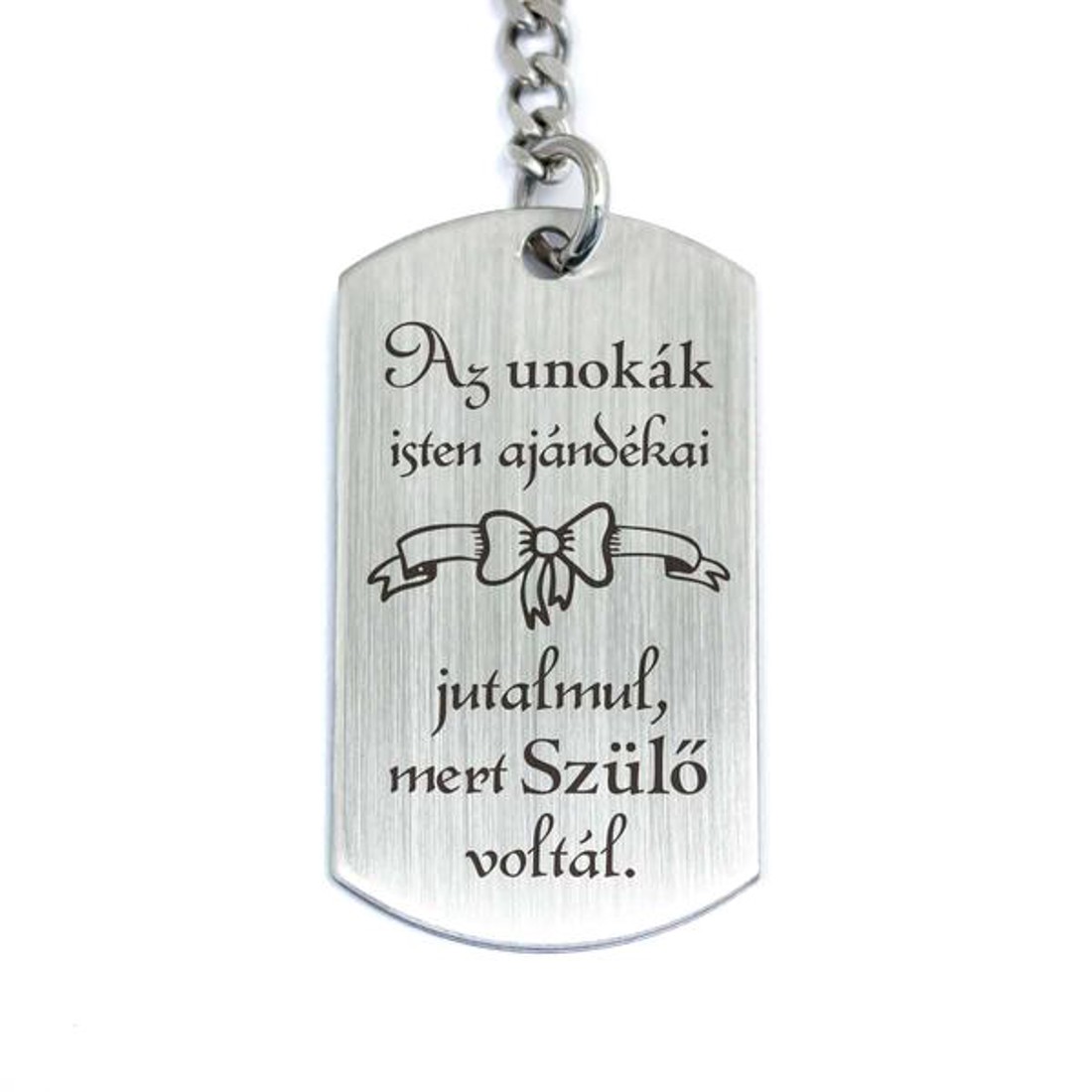 Unokák isten ajándékai acél medálos kulcstartó - táska & tok - kulcstartó & táskadísz - kulcstartó - Meska.hu Unokák isten ajándékai acél medálos kulcstartó - táska & tok - kulcstartó & táskadísz - kulcstartó - Meska.hu