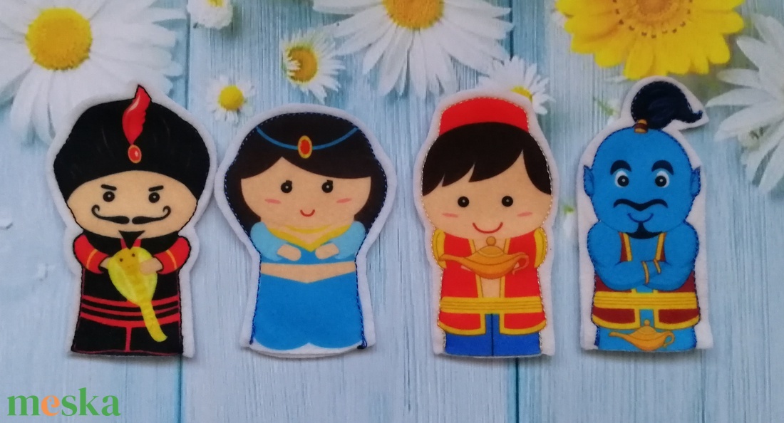 Ujjbáb - Aladdin - játék & sport - bábok - ujjbáb - Meska.hu Ujjbáb - Aladdin - játék & sport - bábok - ujjbáb - Meska.hu