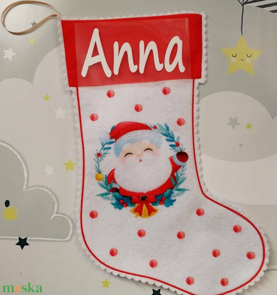 Mikulás csizma - karácsony - mikulás - mikulás zsák - Meska.hu