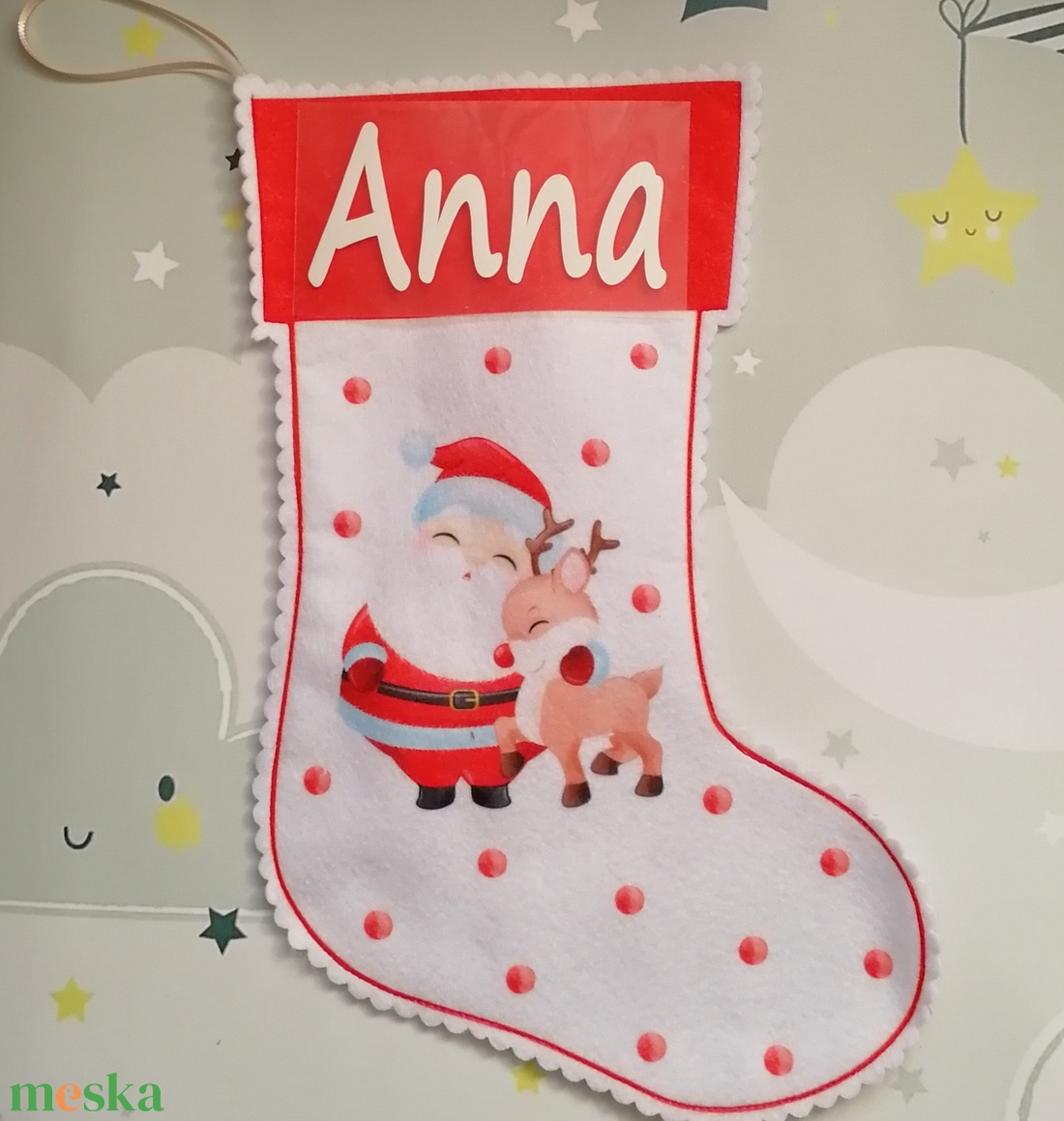 Mikulás csizma - karácsony - mikulás - mikulás zsák - Meska.hu