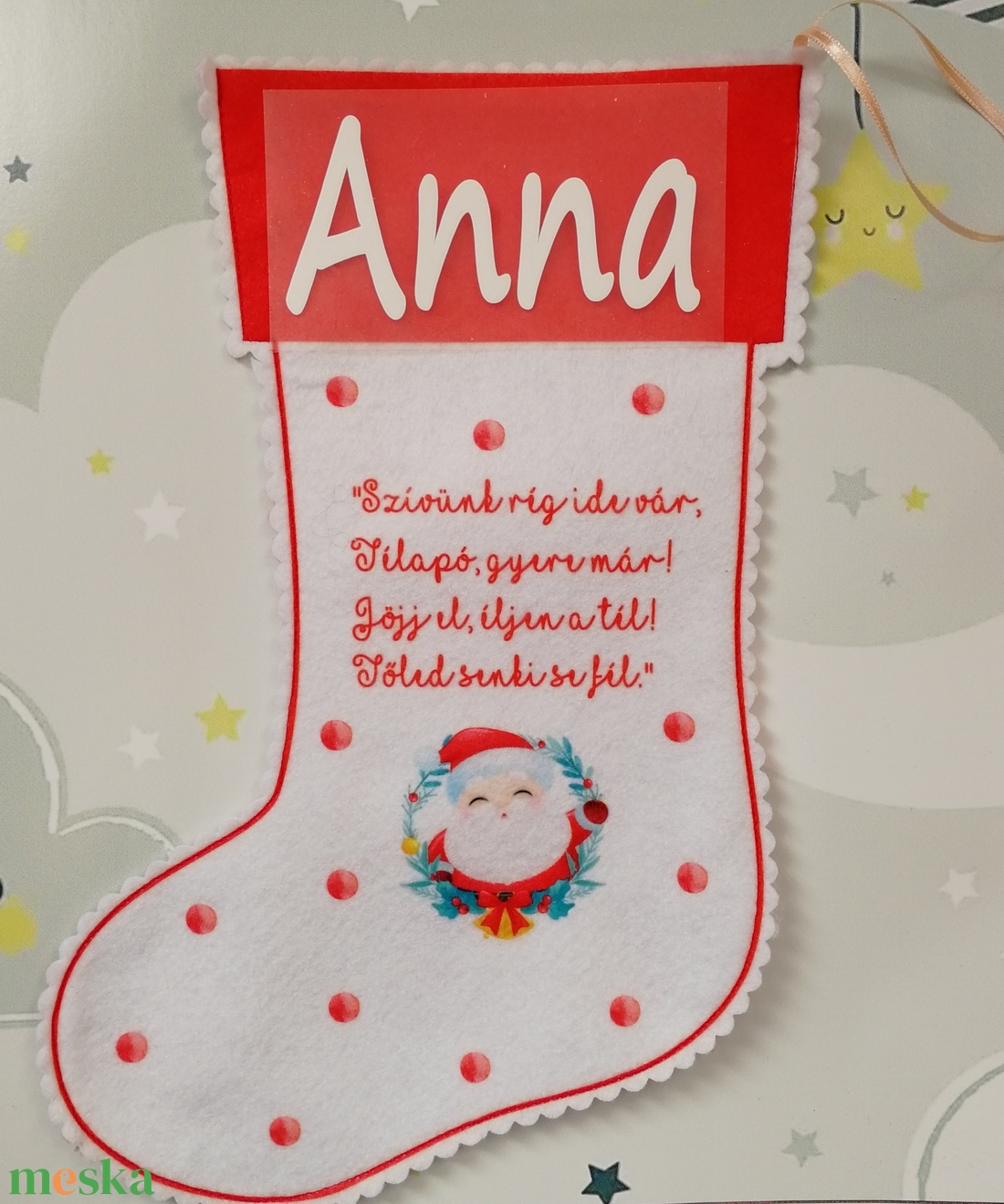 Mikulás csizma - karácsony - mikulás - mikulás zsák - Meska.hu