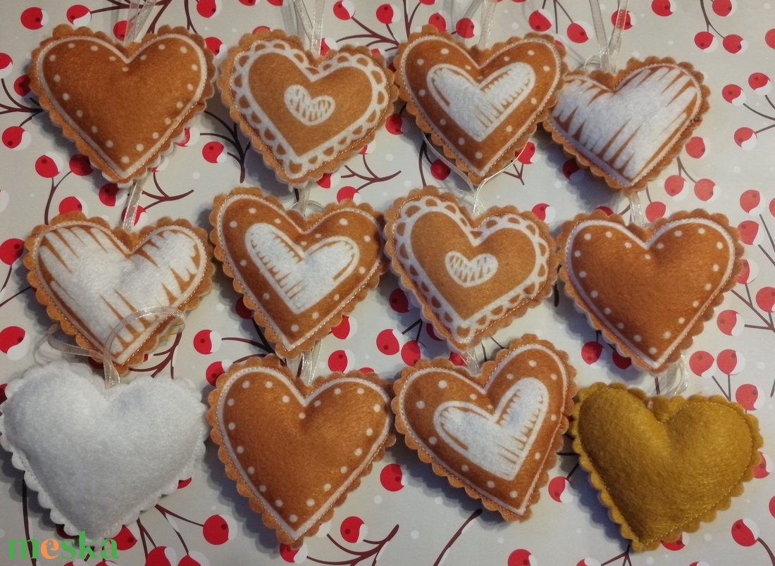 Karácsonyfadísz - Mézeskalács - karácsony - karácsonyi lakásdekoráció - karácsonyfadíszek - Meska.hu