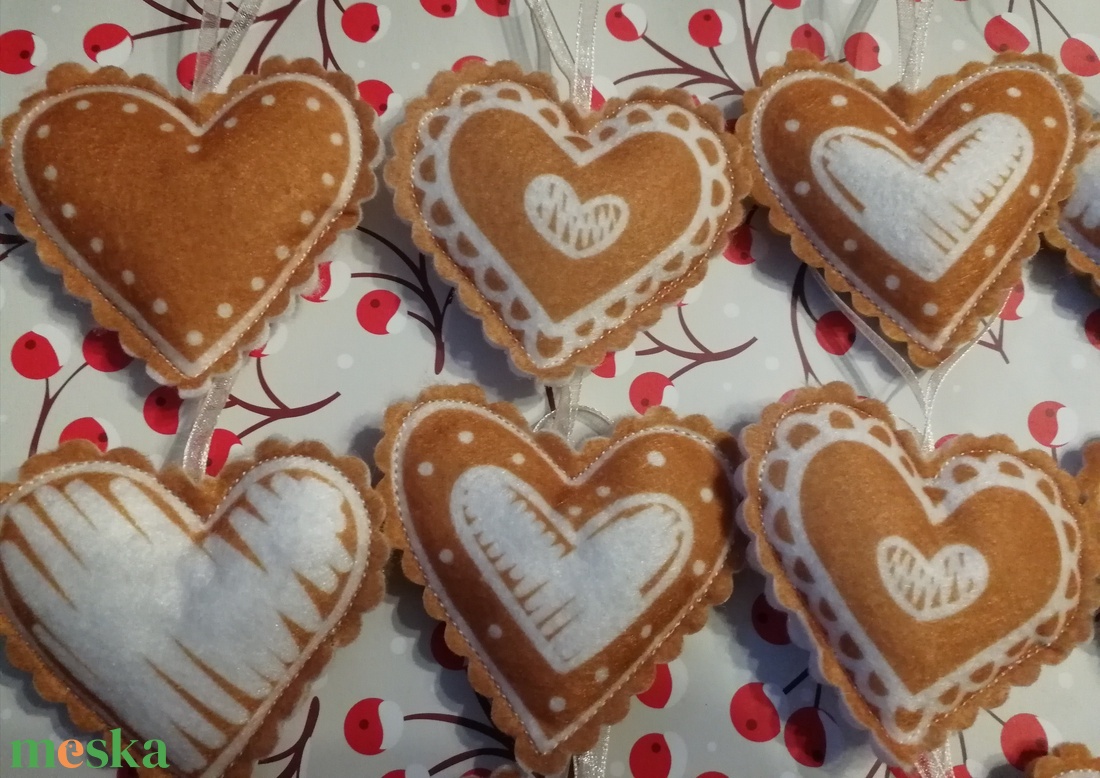 Karácsonyfadísz - Mézeskalács - karácsony - karácsonyi lakásdekoráció - karácsonyfadíszek - Meska.hu