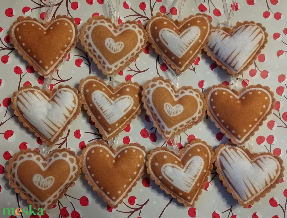 Karácsonyfadísz - Mézeskalács - karácsony - karácsonyi lakásdekoráció - karácsonyfadíszek - Meska.hu