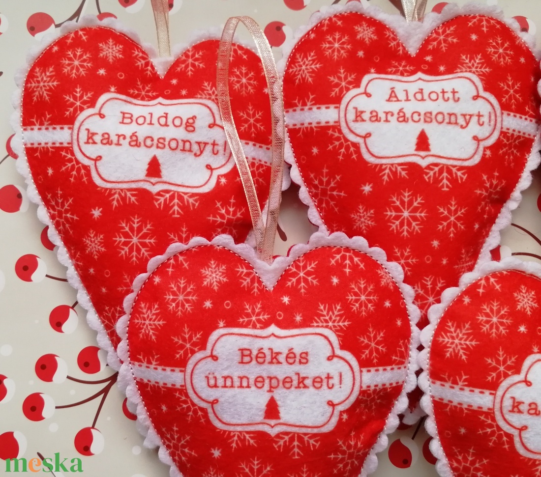 Karácsonyfadísz - feliratos - karácsony - karácsonyi lakásdekoráció - karácsonyfadíszek - Meska.hu