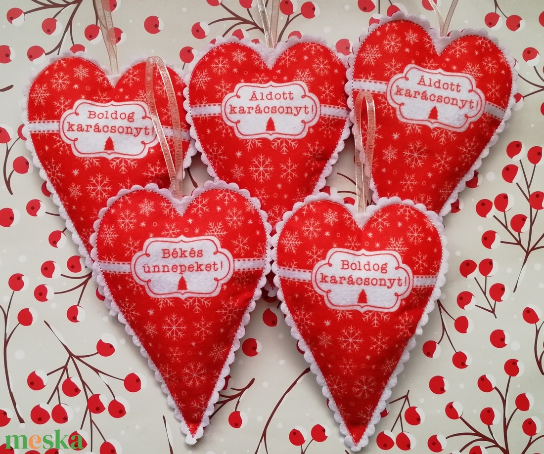 Karácsonyfadísz - feliratos - karácsony - karácsonyi lakásdekoráció - karácsonyfadíszek - Meska.hu