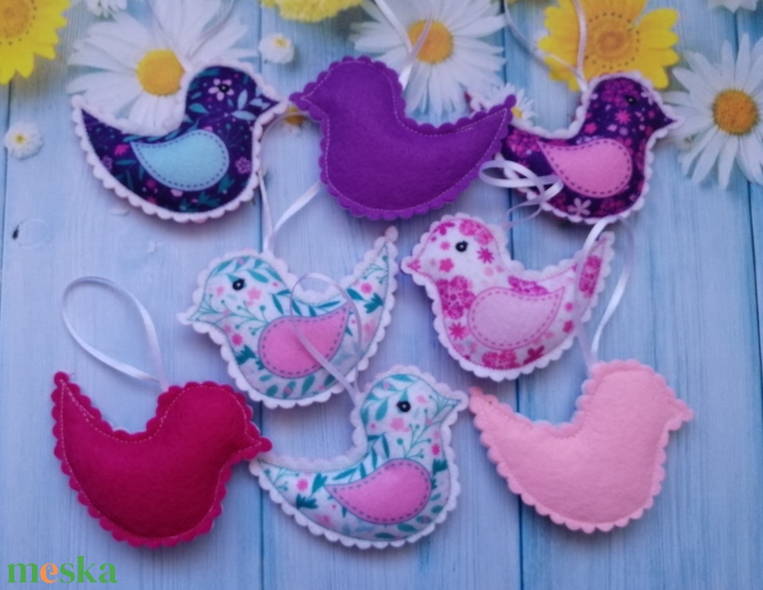 Húsvéti dísz - madárka - otthon & életmód - dekoráció - fali és függő dekoráció - függődísz - Meska.hu