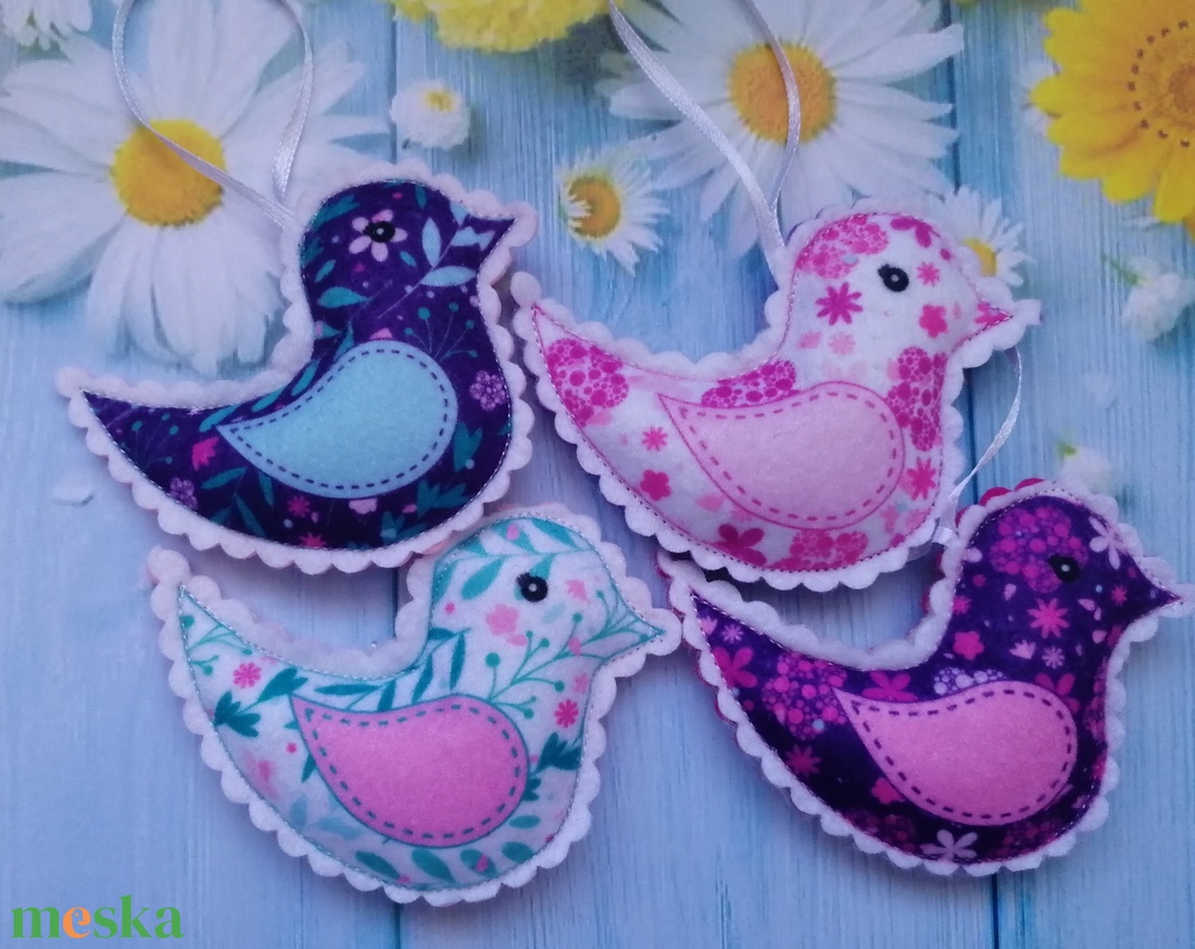 Húsvéti dísz - madárka - otthon & életmód - dekoráció - fali és függő dekoráció - függődísz - Meska.hu