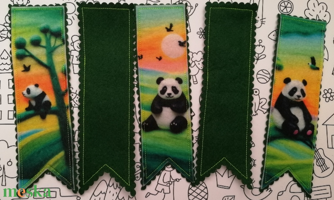 Könyvjelző - Panda - könyv & zene - könyvjelző - Meska.hu Könyvjelző - Panda - könyv & zene - könyvjelző - Meska.hu