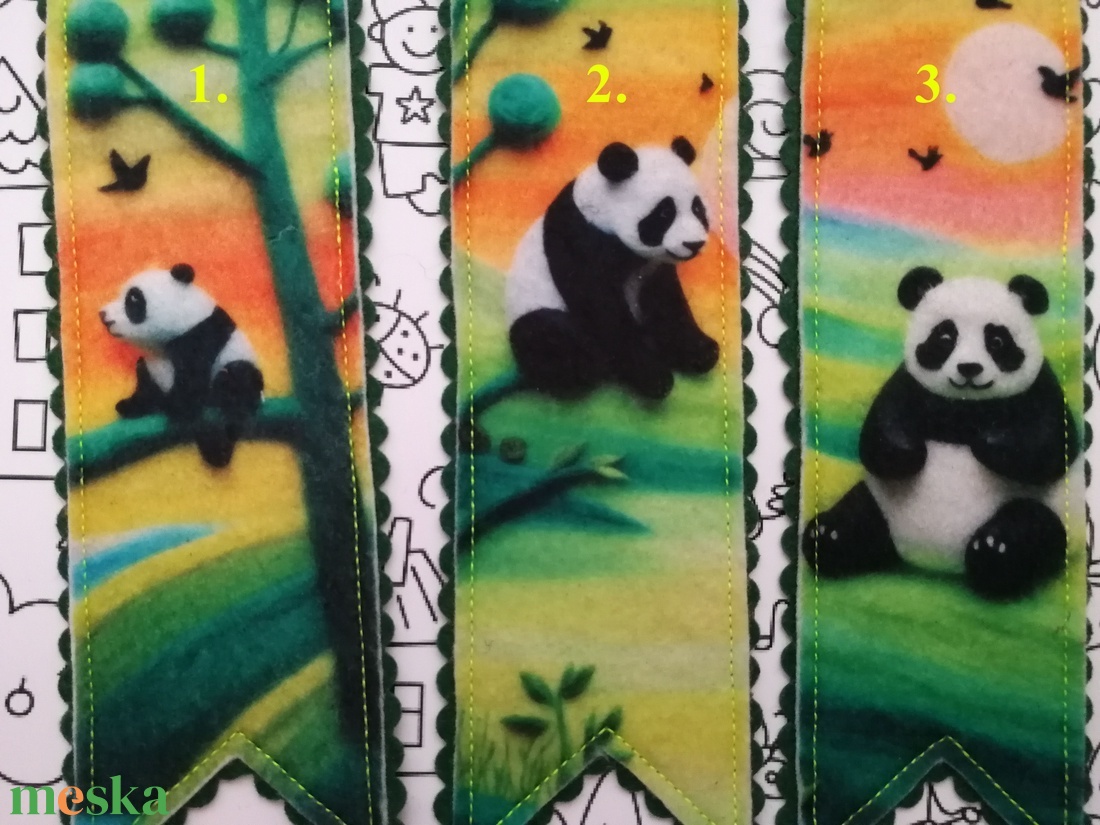 Könyvjelző - Panda - könyv & zene - könyvjelző - Meska.hu Könyvjelző - Panda - könyv & zene - könyvjelző - Meska.hu