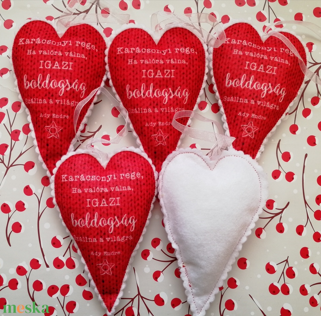 Karácsonyfadísz - Ady idézet - karácsony - karácsonyi lakásdekoráció - karácsonyfadíszek - Meska.hu