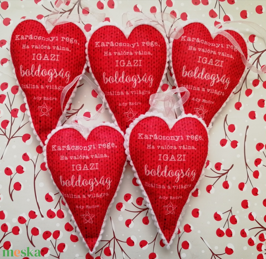 Karácsonyfadísz - Ady idézet - karácsony - karácsonyi lakásdekoráció - karácsonyfadíszek - Meska.hu