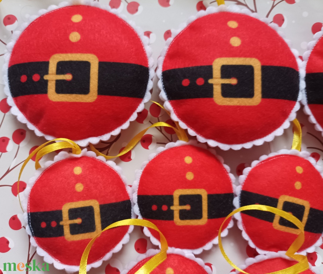 Karácsonyfadísz - Mikulás - karácsony - karácsonyi lakásdekoráció - karácsonyfadíszek - Meska.hu