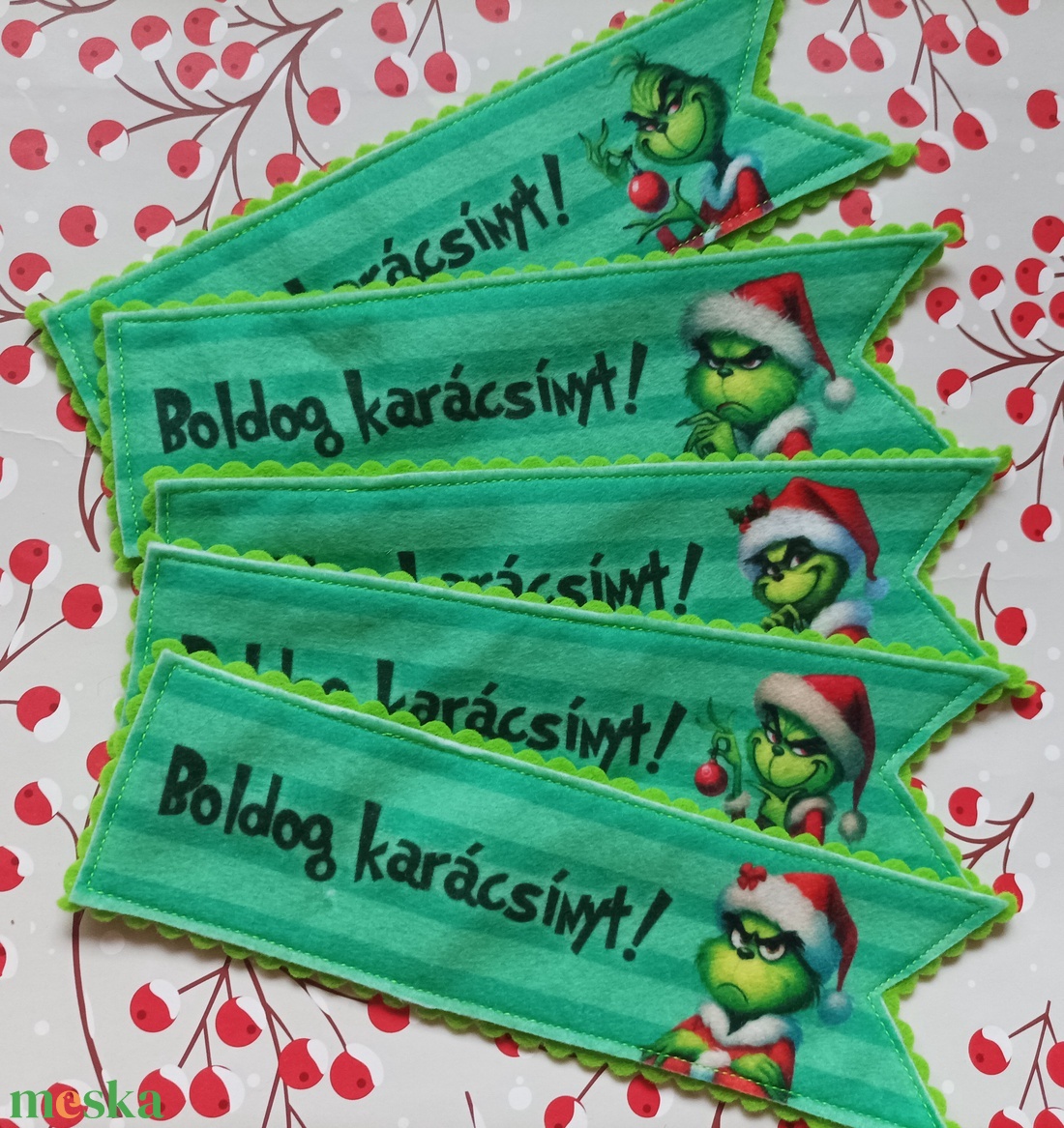 Könyvjelző - Grincs - könyv & zene - könyvjelző - Meska.hu