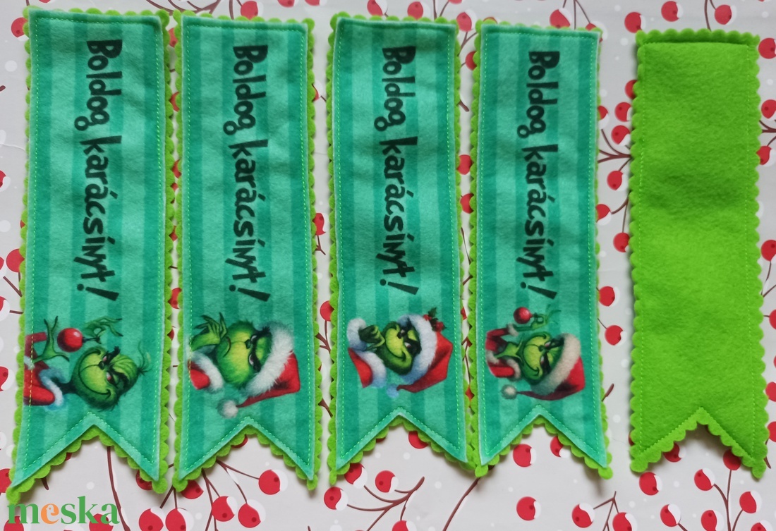 Könyvjelző - Grincs - könyv & zene - könyvjelző - Meska.hu