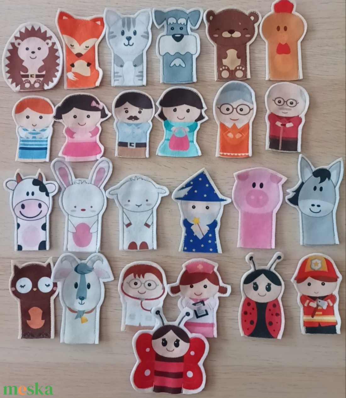 Ujjbábok- rendelésre (vendeg306803) - játék & sport - bábok - ujjbáb - Meska.hu