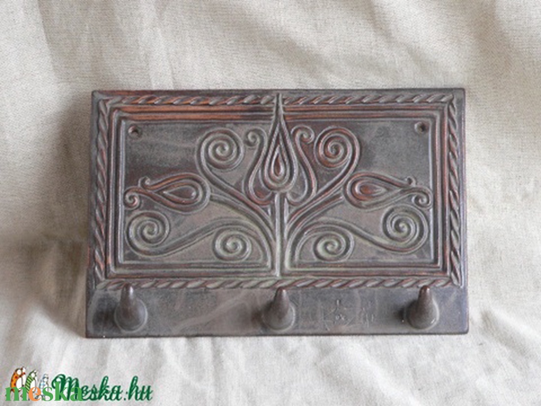 Kerámia kulcstartó - otthon & életmód - dekoráció - fali és függő dekoráció - fali kulcstartó - Meska.hu