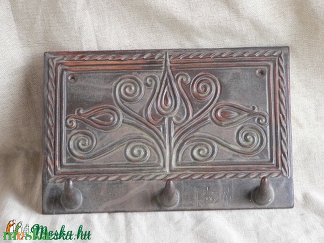 Kerámia kulcstartó - otthon & életmód - dekoráció - fali és függő dekoráció - fali kulcstartó - Meska.hu