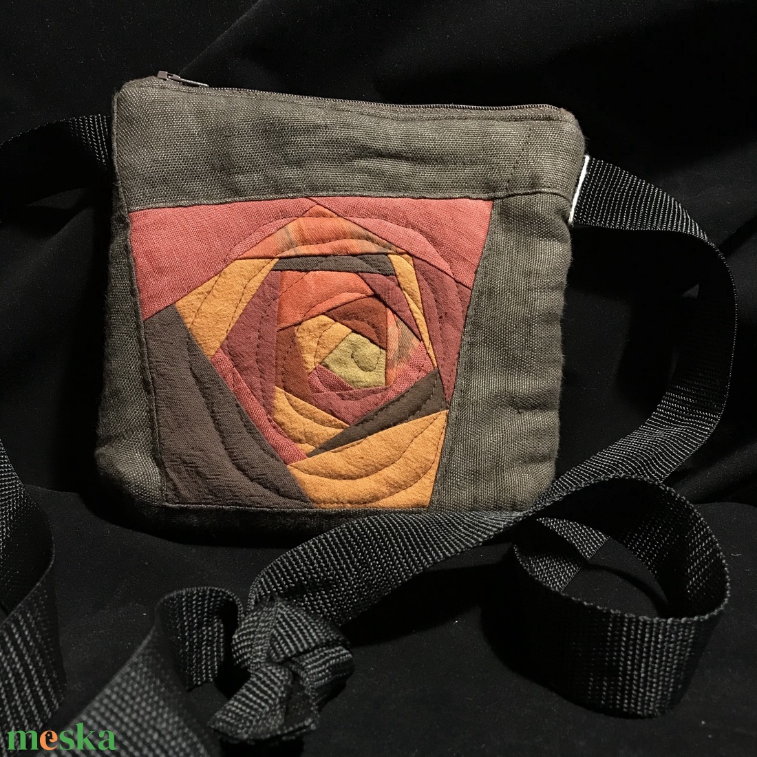 Rózsafa övtáska  - táska & tok - övtáska - Meska.hu