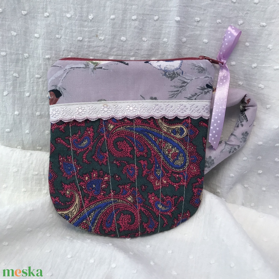 Teáscsésze vagy bögre neszesszer vagy tolltartó - otthon & életmód - papír, írószer - tolltartó & ceruzatekercs - Meska.hu